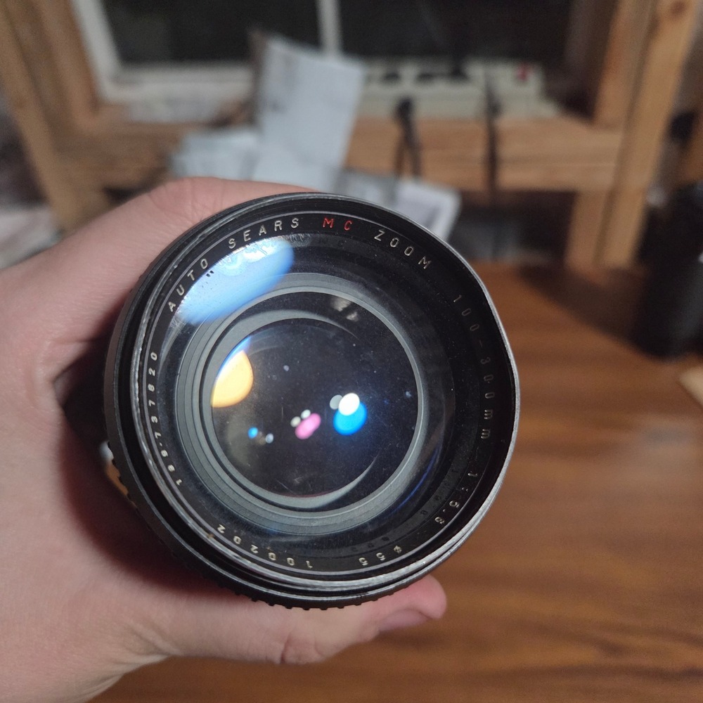 Auto Sears MC Zoom 100-300mm f5.6 Macro Lens Pentax K Mount Made in Japan
